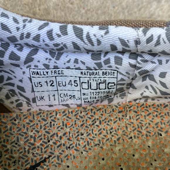 Men’s Hey Dude size 12 - Picture 6 of 6